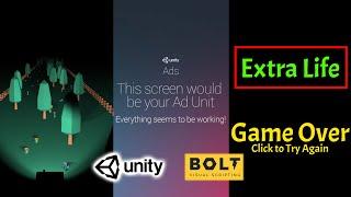 Unity-Bolt: Extra Life with Rewarded Video Ad - Bolt Tutorial