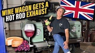 Project Cheesy Is Exhausted - Hot Rod Style! - Land Rover Update