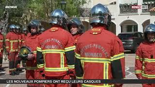 Les nouveaux pompiers ont reçu leurs casques