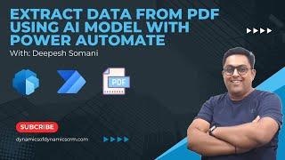 Extract Data from PDF using AI Model with Power Automate