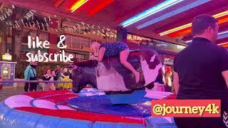 Drink Ledy rides a Bull in Benidorm | Bull Riding 4K