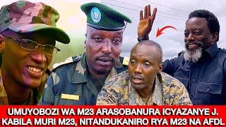 UMUYOBOZI WA M23 ASOBANUYE ICYAZANYE J. KABILA MURI M23, AVUZE ITANDUKANIRO RYA M23 NA AFDL