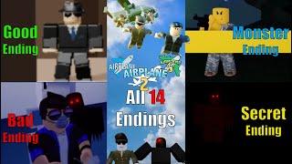 ROBLOX Airplane Stories | All 14 Endings (Season 2, Episode 40) [Season Finale]