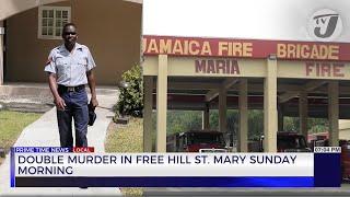 Double Murder in Free Hill St. Mary Sunday Morning | TVJ News