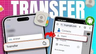 How to Transfer Contacts from iPhone to Android | Export Contacts from iOS to Android