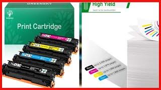 GREENSKY Compatible Toner Cartridge Replacement for HP 128A CE320A CE321A CE322A CE323A for HP Laser