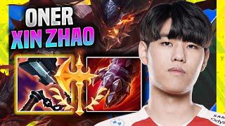 ONER DESTROYING WITH XIN ZHAO! - T1 Oner Plays Xin Zhao Jungle vs Diana! | Season 11