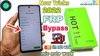 Infinix Hot 11 2022 FRP Bypass | New Trick 2022 | Infinix X675 Google Account Bypass Without Pc |