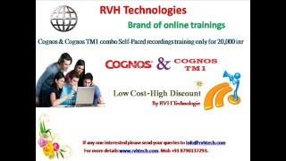 Cognos and Cognos tm1 combo self-paced recordings training for low fee cost price.