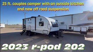 Why the 2023 Forest River r-pod 202 Rear Kitchen Trailer is a Must-Have