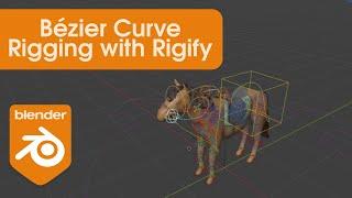 Blender 4.1 - Bézier Curve Rigging with Rigify