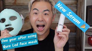 GAME CHANGING | QURE LED MASK REVIEW AFTER USING 12 MONTHS  | NEW FACE SERUM REVIEW