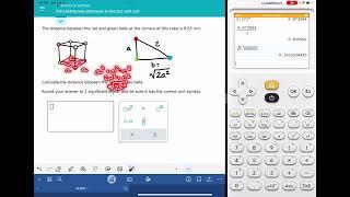 ALEKS: Calculating key distances in the bcc unit cell