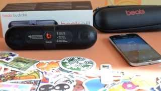 Beats pill Black подделка (replica sound test) тест звука vs Samsung Galaxy S4