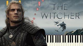 The Witcher - Main Theme (Geralt of Rivia) | Piano Tutorial (Synthesia)