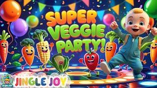 It’s a Super Veggie Party! | un & Healthy Kids Song | Cocomelon | JingleJoy