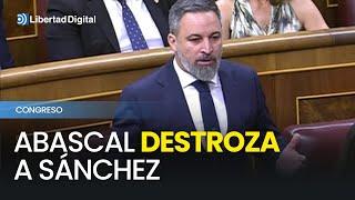 Abascal destroza a Sánchez y abandona el Congreso: "Es usted un indecente, un corrupto y un traidor"