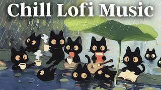 [Playlist] Jazz Lo-fi Chill Beats ️ Coffee & Chill Music / Jazzy HipHop /  Lo-fi Rain