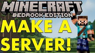 How To Make a Minecraft Bedrock Server (2023)