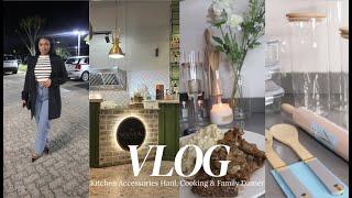 VLOG: Let's Cook Tripe And Samp , Kitchen Accessories Haul, Taking My Family For Dinner