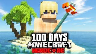 I Survived 100 Days on a STRANDED ISLAND in Minecraft Hardcore