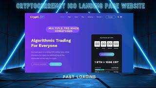 Create Cryptocurrency, ICO IEO Landing Page Website | Blockchain, Crypto | CryptiBIT WordPress Theme