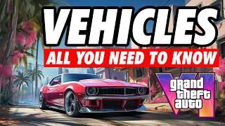 GTA 6 VEHICLES: EVERYTHING You NEED to Know!