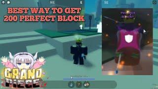 [GPO] Best Way To Got Ez 200 Perfect Block |Ep. #3