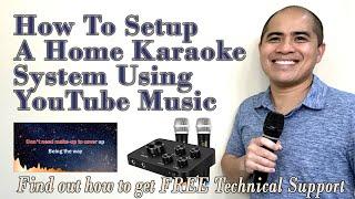 Youtube Karaoke System Setup | How To Set up Professional Karaoke System At Home | DIY Karaoke Setup