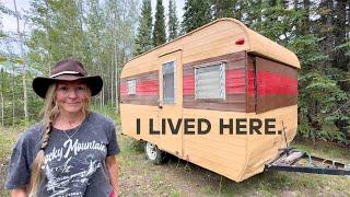 20 YEARS LATER I got it back- TRASHED. Camper restoration for the SECOND TIME!