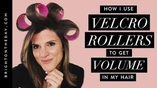 How I Use Velcro Rollers [Lots of Volume!]