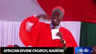 ''RUTO NI KONDOO KUBWA'' SHOCKING AS A PASTOR TELLS PRESIDENT RUTO DURING OFFERINGS IN CHURCH