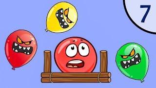 Новый Несносный КРАСНЫЙ ШАР #7. Мультик ИГРА New Red Ball на Игрули TV