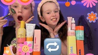 Me & Izzy Swap Skincare Routines!!!  #skincare