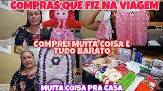 COMPRAS QUE FIZ NA VIAGEM/MUITA COISA TUDO BARATO/MUITAS COMPRAS PARA A CASA