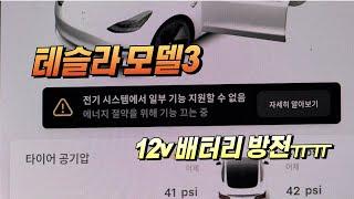 [DIYYOURCAR#587] 테슬라 방전...(저전압 배터리 교체)