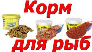 Какие корма выбирать для аквариумных рыбок новичкам !