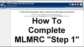 MLMRC Step1 - new instructional video