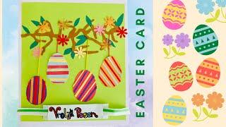 BEAUTIFUL HANDMADE HAPPY EASTER CARD/ DIY