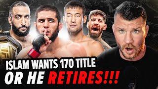 BISPING: "Islam WILL RETIRE after UFC 311!?" | Makhachev Wants Belal or Shavkat at WELTERWEIGHT