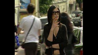 Sexy Young #woman #Smoking #Cigarettes wearing #rednails, sunglasses #MoscowFashion #footage #TVDATA