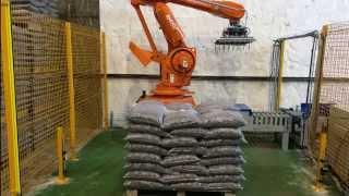 Manual bagging System-Robot Palletizer - packaging machinery uk - robotics companies uk | RMGroup UK