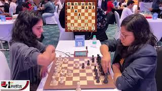 IM Tania Sachdev vs WGM Srija Seshadri | Asian Continental Women's Blitz Chess Championship-2022