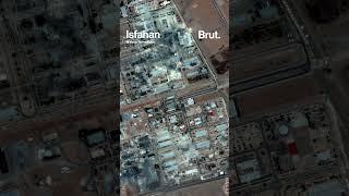 Iranian nuclear facilities before and after