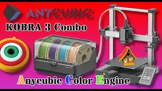 Anycubic Kobra 3 Combo - Multicolordrucker - 3D Drucker mit 4-8 Farben