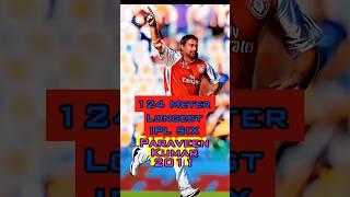 2nd Longest Six in #ipl History By Praveen Kumar | #cricket