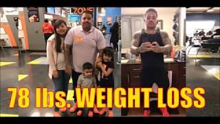 78 lbs WEIGHT LOSS TRANSFORMATION |   Panda salazar