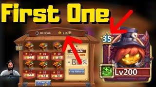 Spending 618 Coins For Breakthrough 35 Rocks | First Pumpkin Duke to BT35 in History | Castle Clash