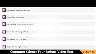 Explore the Computer Science Foundations Online Course