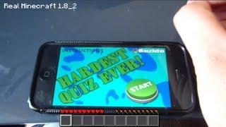 Real Life Minecraft - HARDEST QUIZ EVER APP!!